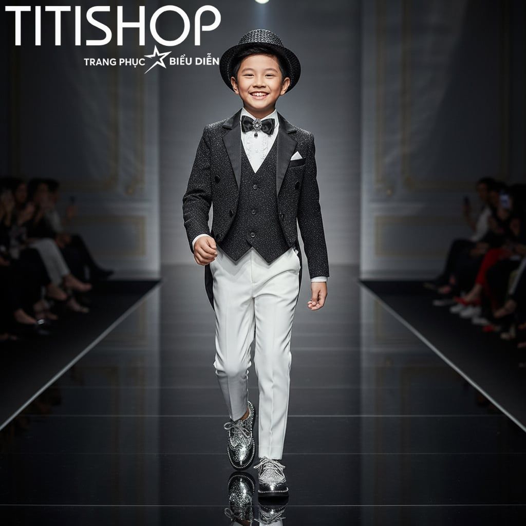 Vest Biểu Diễn Catwalk Bé Trai Titishop