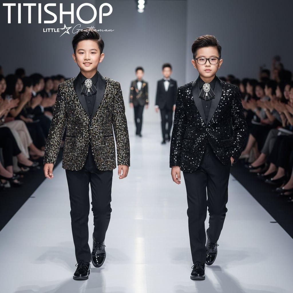 Vest Biểu Diễn Catwalk Bé Trai Titishop
