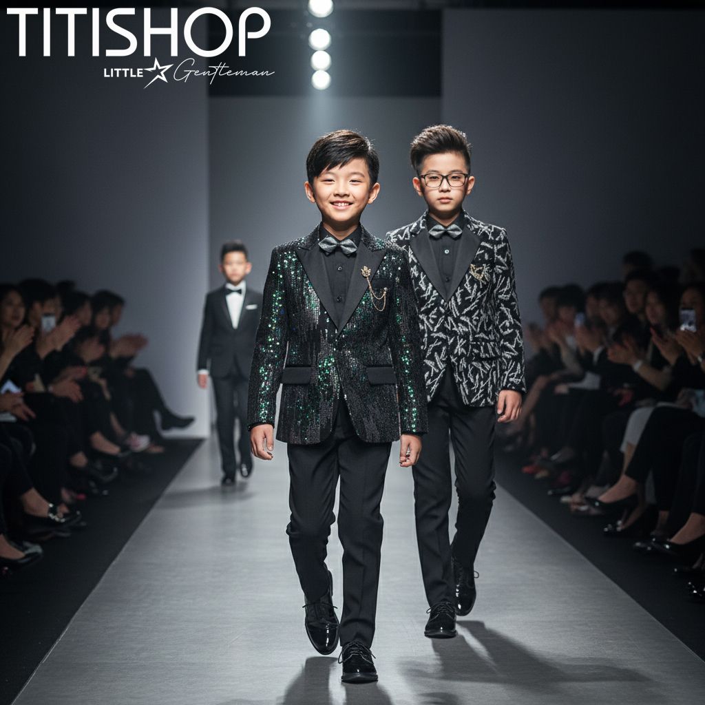 Vest Biểu Diễn Catwalk Bé Trai Titishop