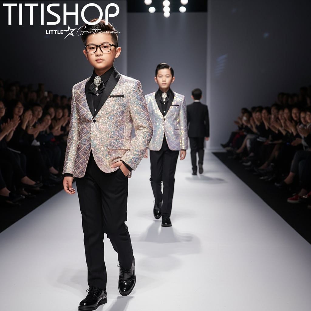 Vest Biểu Diễn Catwalk Bé Trai Titishop
