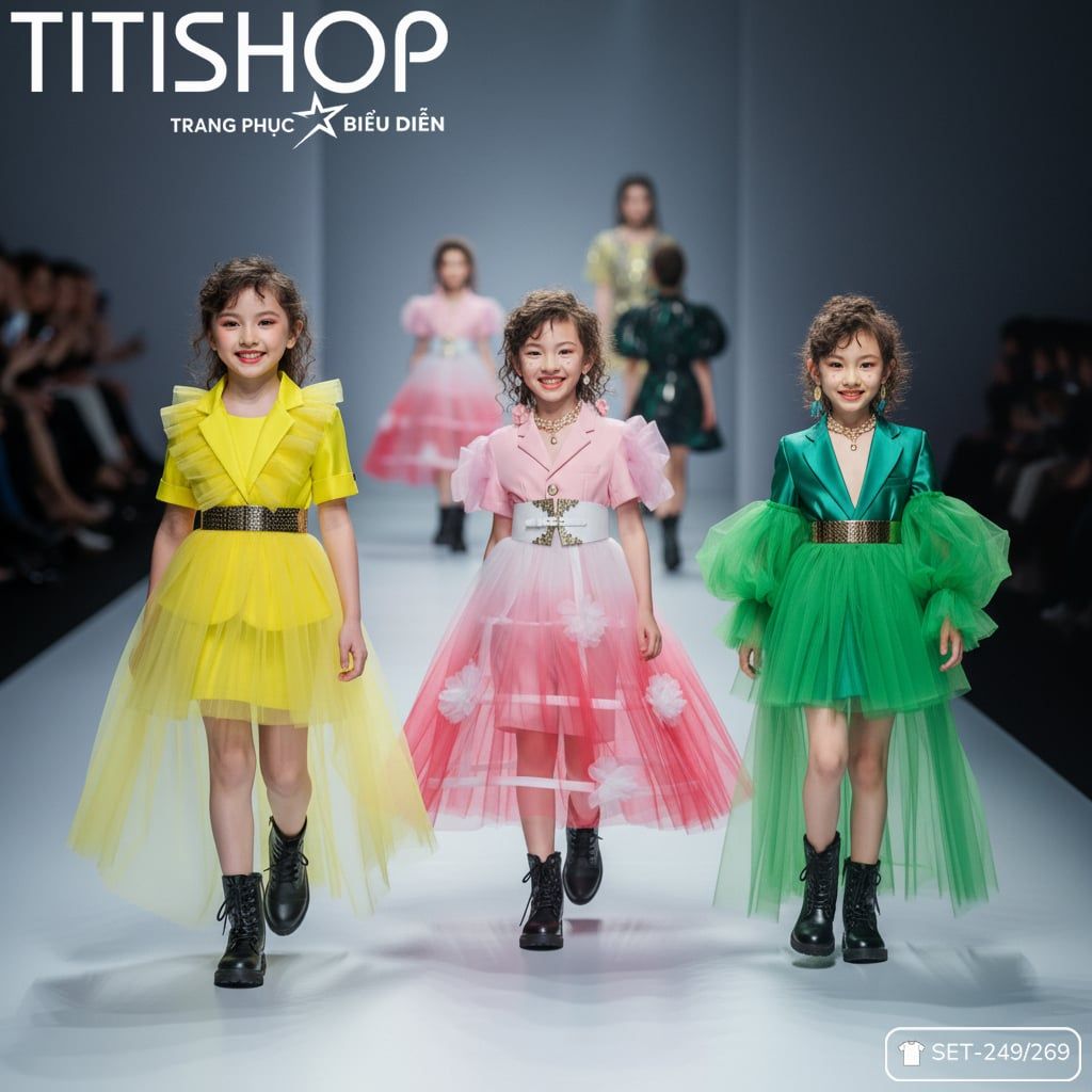 Sét Biểu Diễn Calwalk Bé Gái - 073
