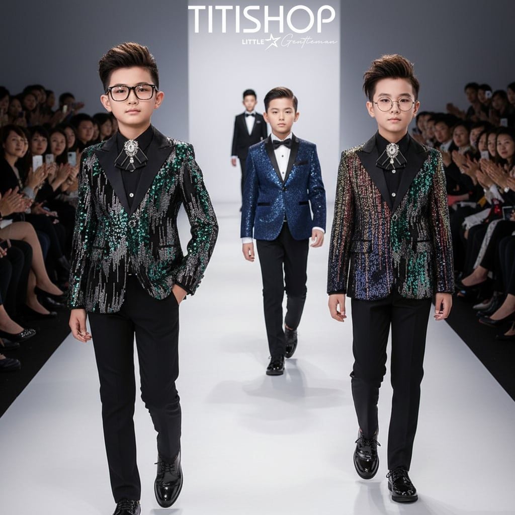 Vest Biểu Diễn Catwalk Bé Trai Titishop