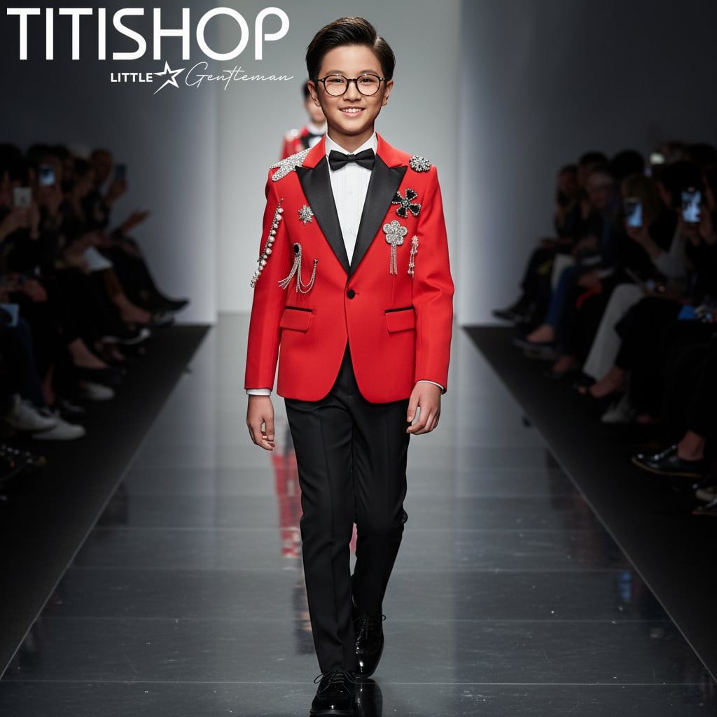 Vest Biểu Diễn Catwalk Bé Trai Titishop