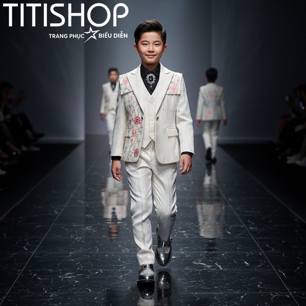 Vest Biểu Diễn Catwalk Bé Trai Titishop