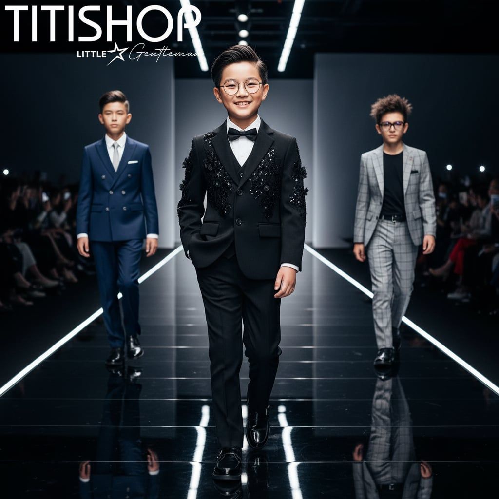 Vest Biểu Diễn Catwalk Bé Trai Titishop