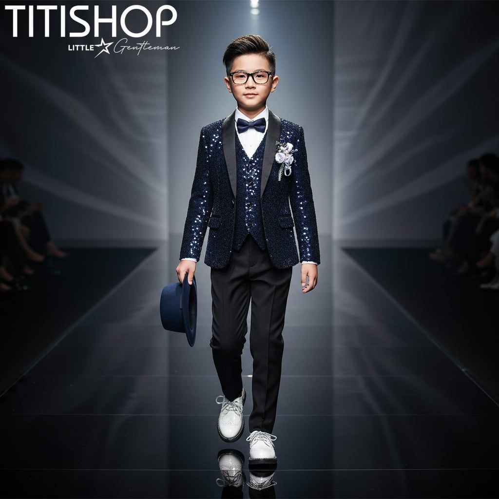 Vest Biểu Diễn Catwalk Bé Trai Titishop