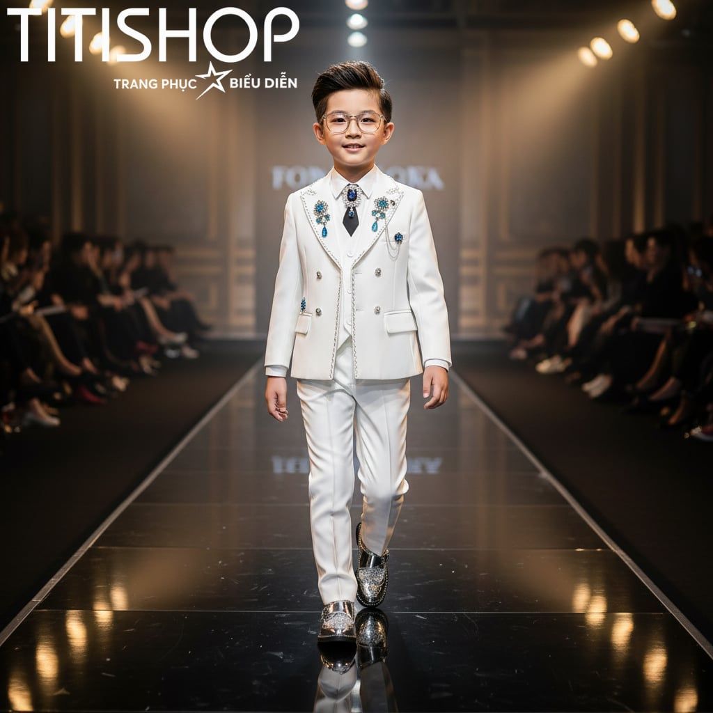 Vest Biểu Diễn Catwalk Bé Trai Titishop