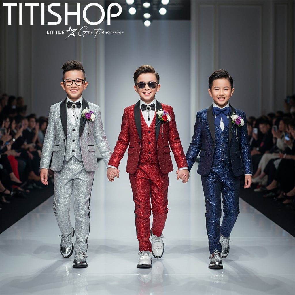 Vest Biểu Diễn Catwalk Bé Trai Titishop
