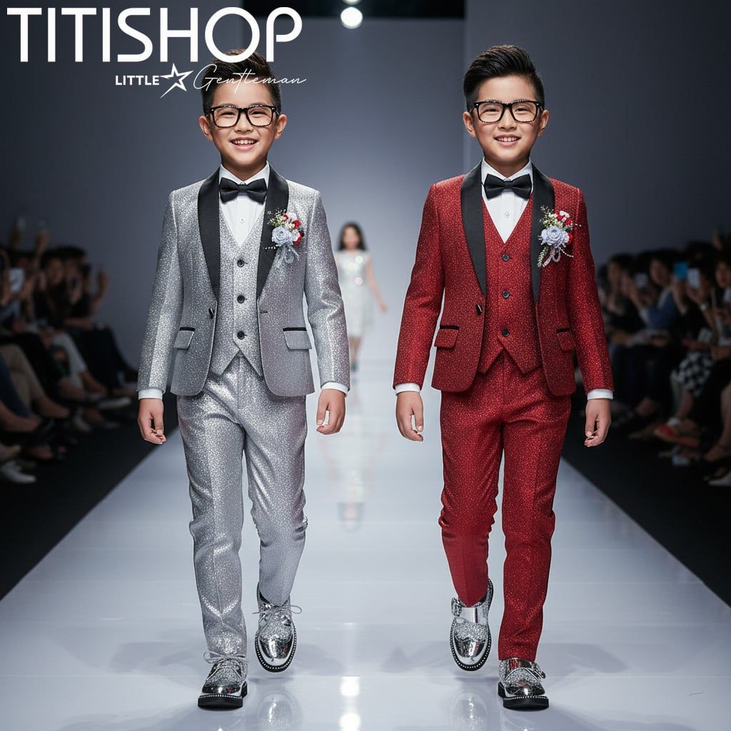 Vest Biểu Diễn Catwalk Bé Trai Titishop