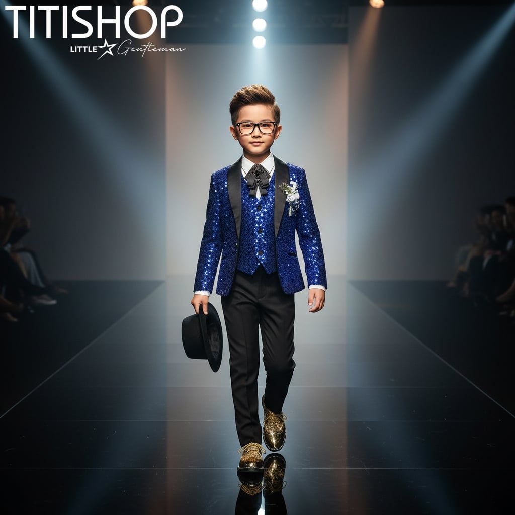 Vest Biểu Diễn Catwalk Bé Trai Titishop