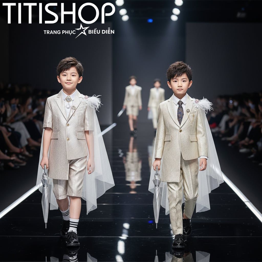 Vest Biểu Diễn Catwalk Bé Trai Titishop
