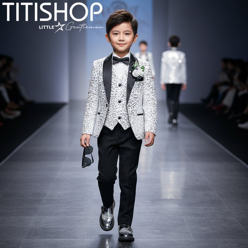 Vest Biểu Diễn Catwalk Bé Trai Titishop