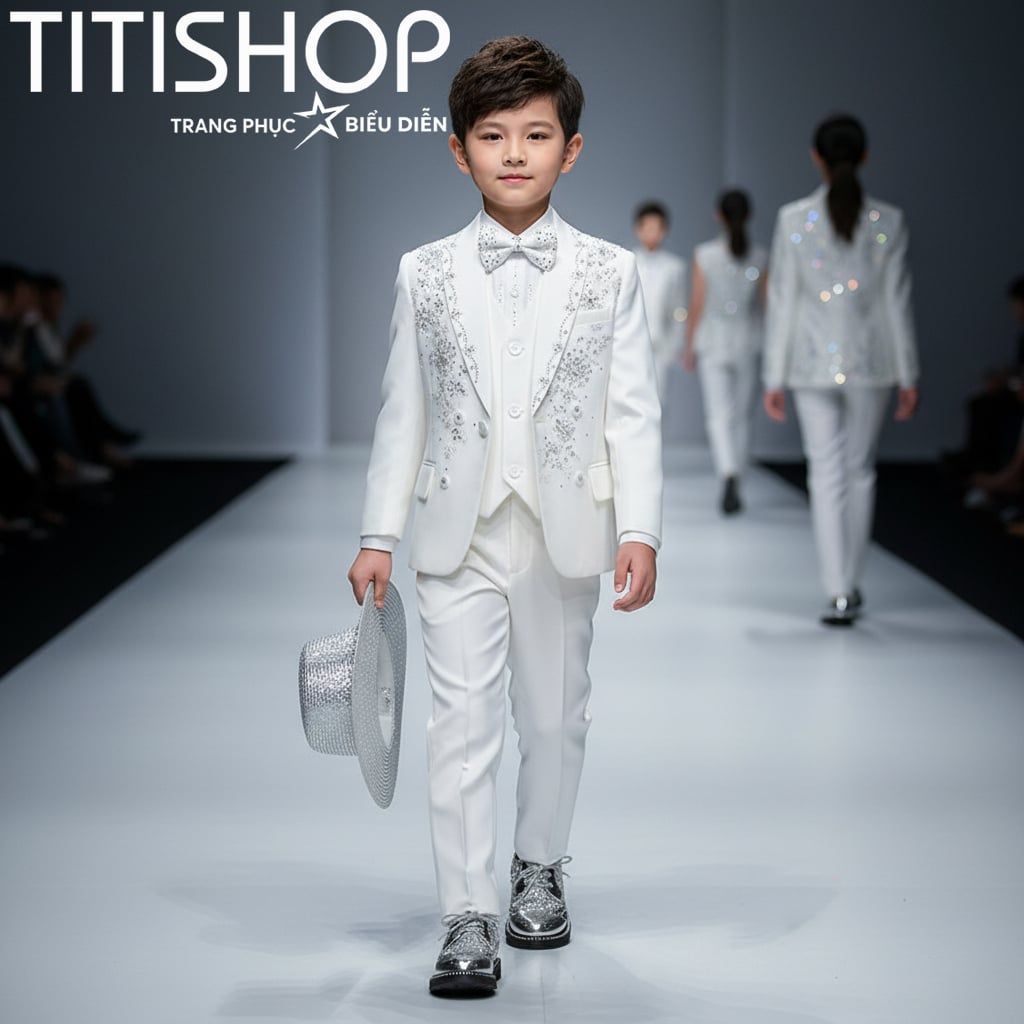 Vest Biểu Diễn Catwalk Bé Trai Titishop