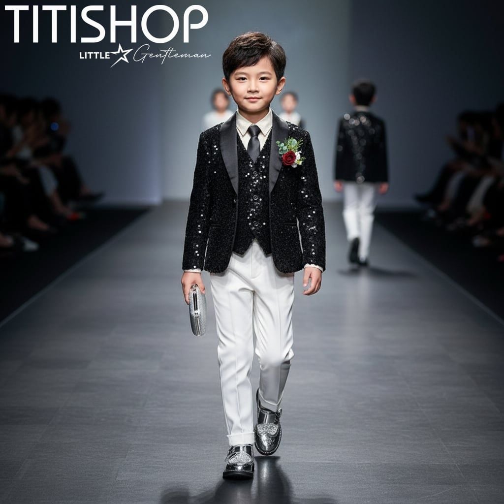 Vest Biểu Diễn Catwalk Bé Trai Titishop