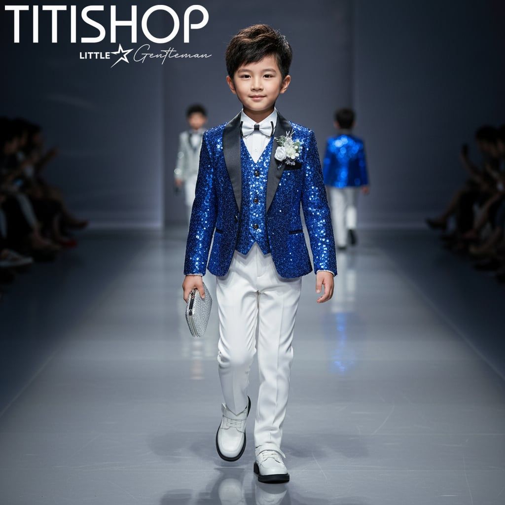 Vest Biểu Diễn Catwalk Bé Trai Titishop