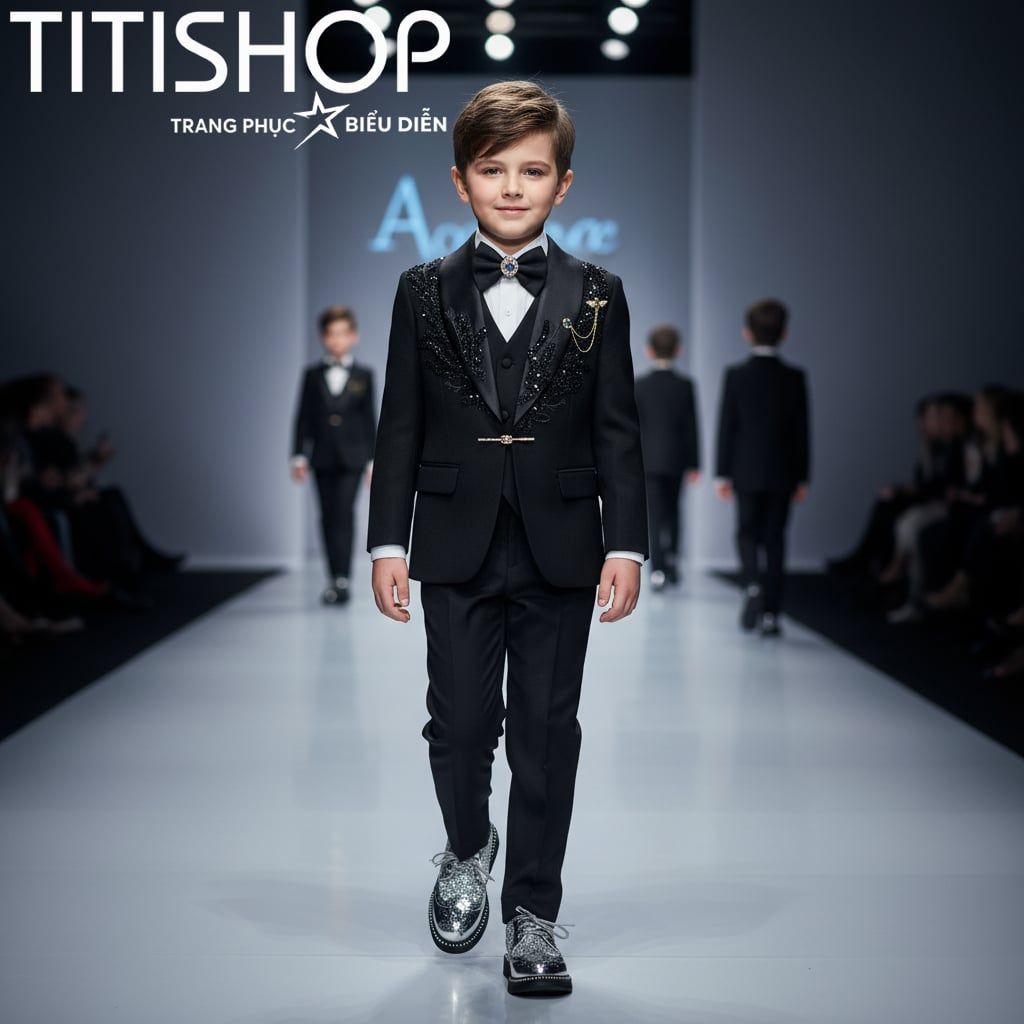 Vest Biểu Diễn Catwalk Bé Trai Titishop