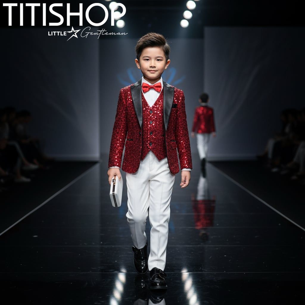 Vest Biểu Diễn Catwalk Bé Trai Titishop