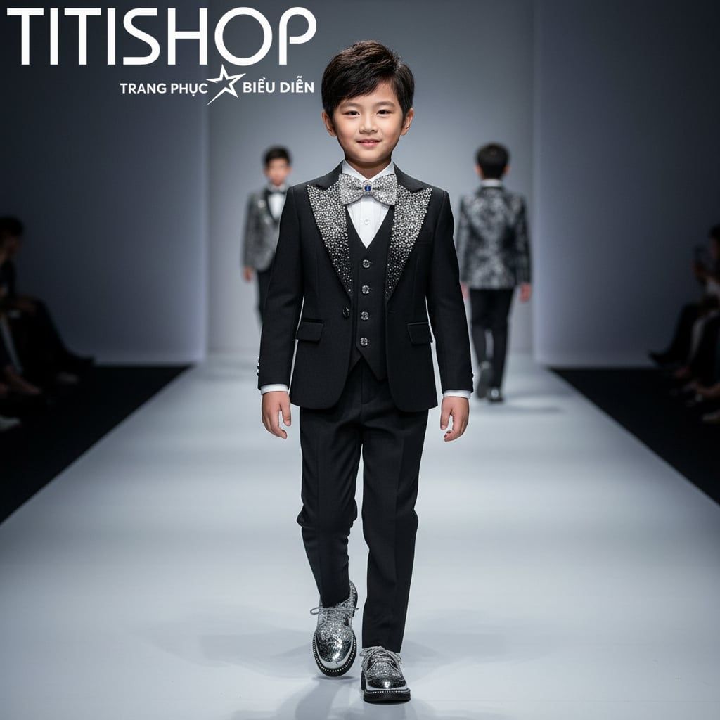 Vest Biểu Diễn Catwalk Bé Trai Titishop