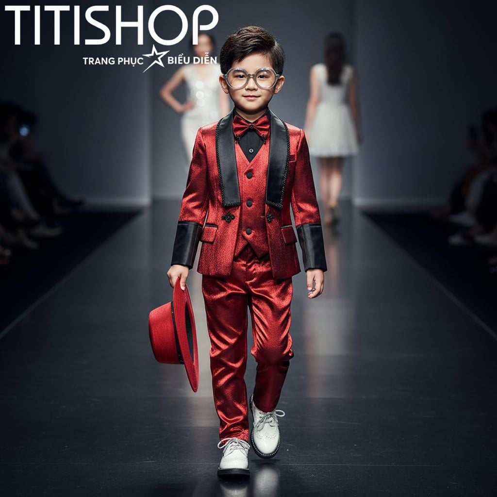 Vest Biểu Diễn Catwalk Bé Trai Titishop