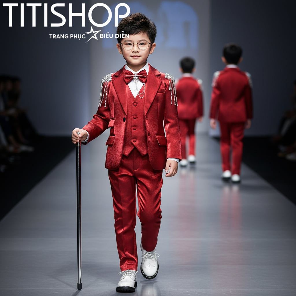 Vest Biểu Diễn Catwalk Bé Trai Titishop