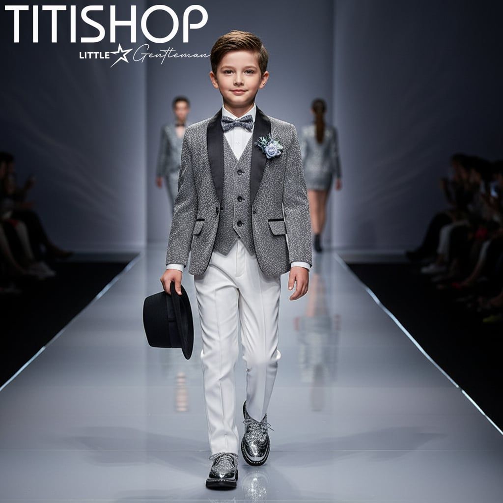 Vest Biểu Diễn Catwalk Bé Trai Titishop