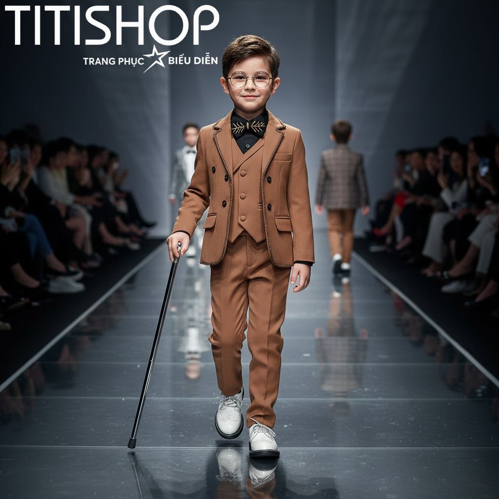 Vest Biểu Diễn Catwalk Bé Trai Titishop