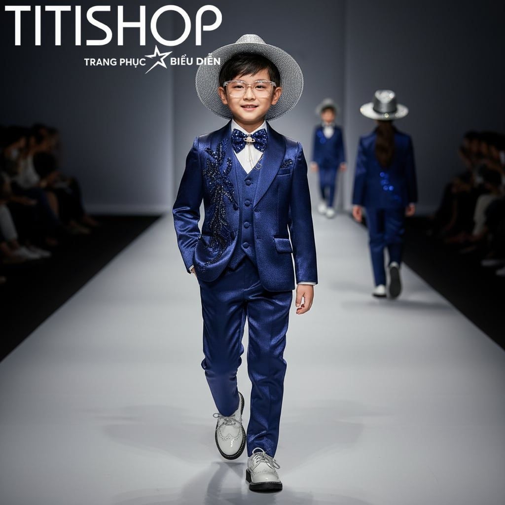 Vest Biểu Diễn Catwalk Bé Trai Titishop
