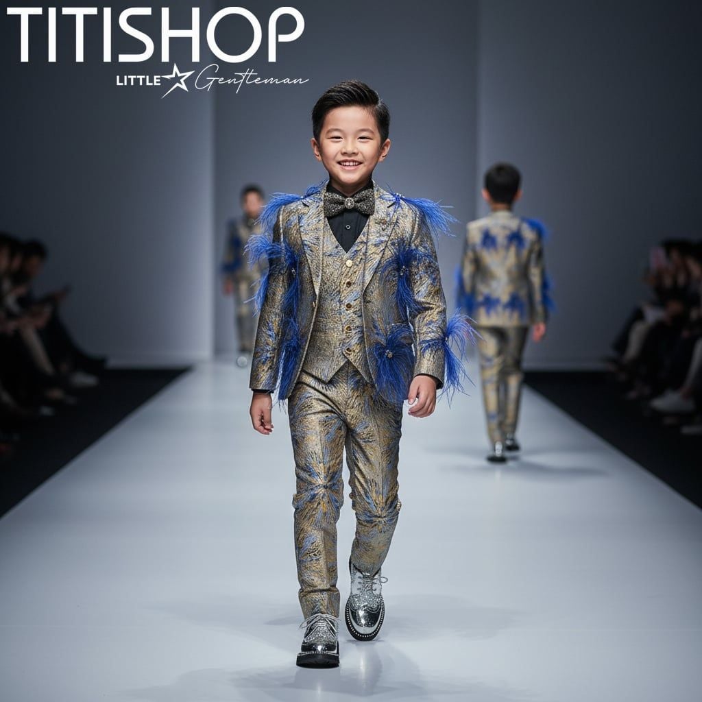 Vest Biểu Diễn Catwalk Bé Trai Titishop