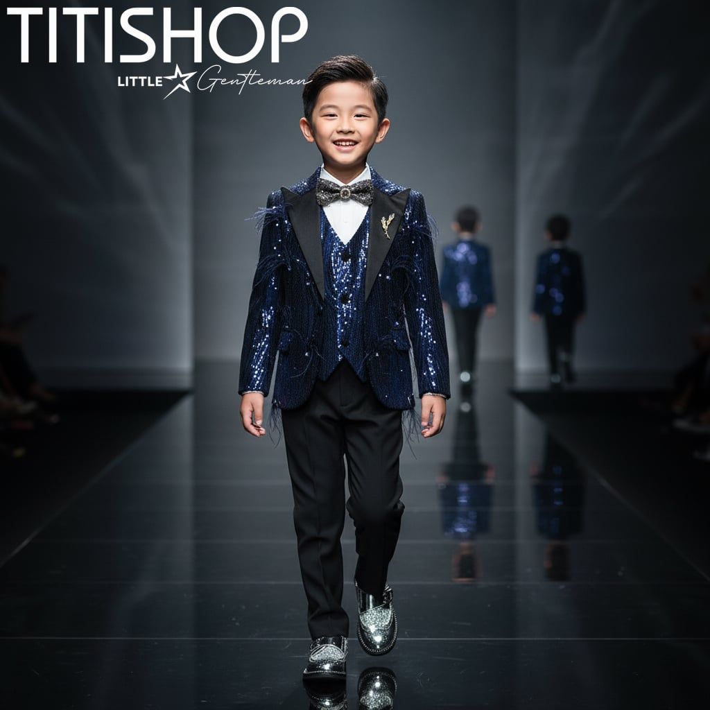 Vest Biểu Diễn Catwalk Bé Trai Titishop