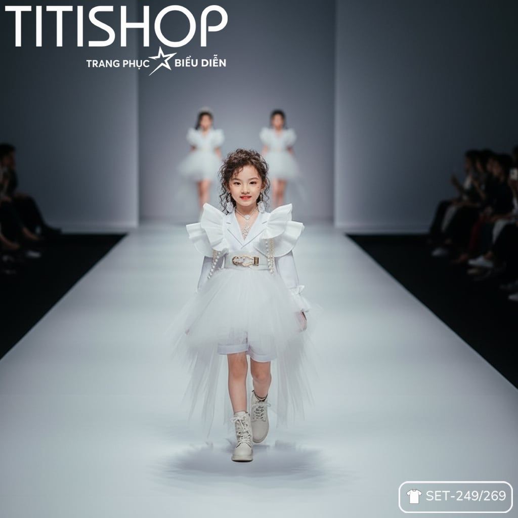 Sét Biểu Diễn Calwalk Bé Gái - 075