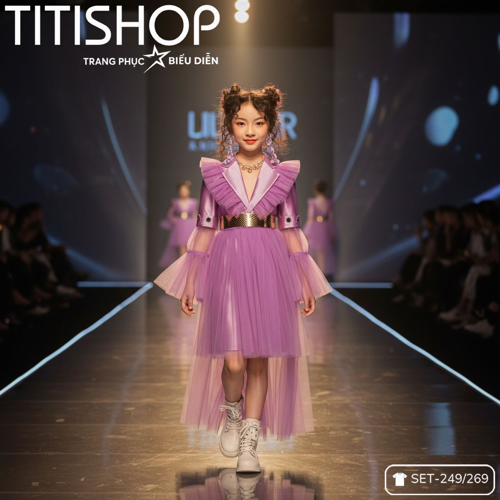 Sét Biểu Diễn Calwalk Bé Gái - 077
