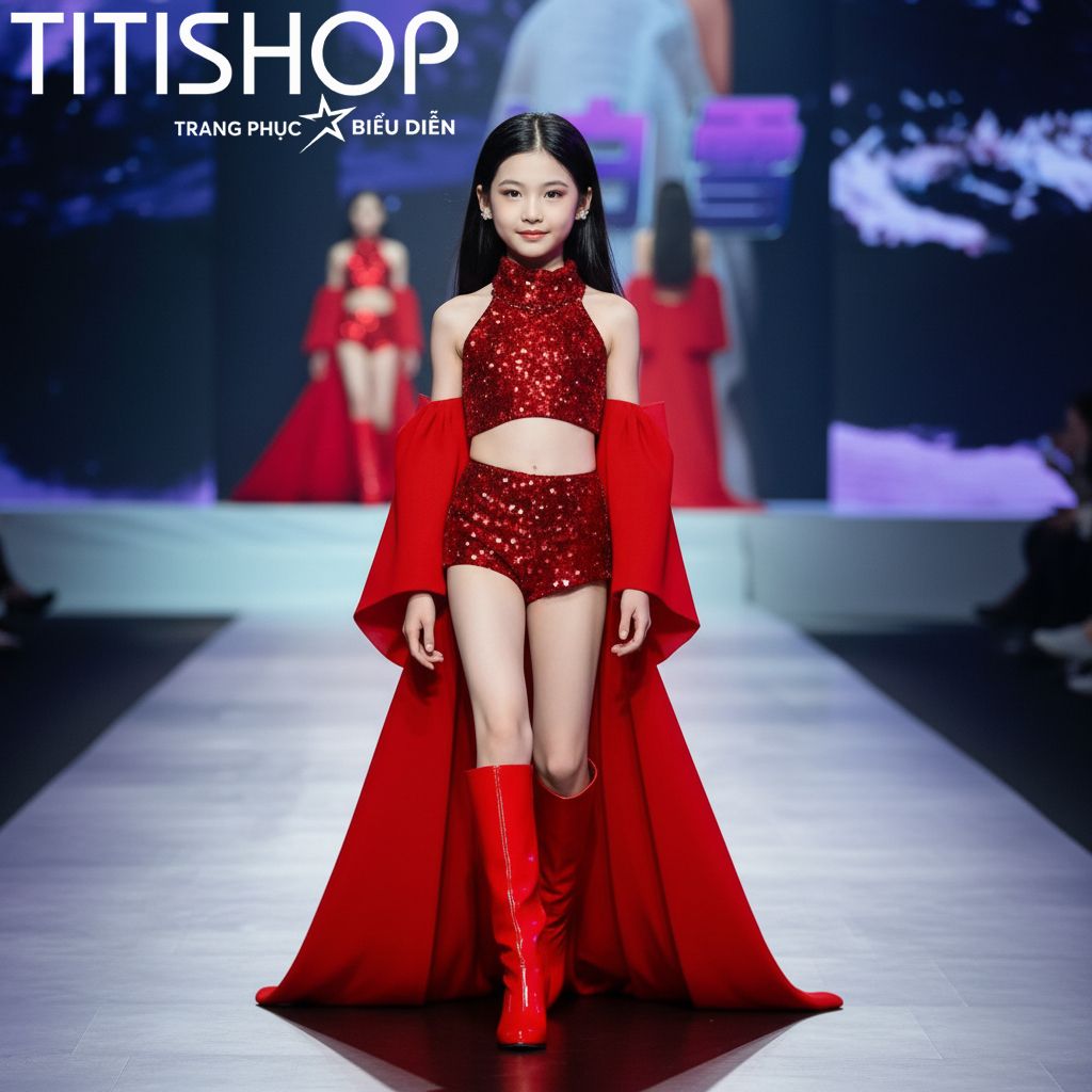 Sét Biểu Diễn Calwalk Bé Gái - 104