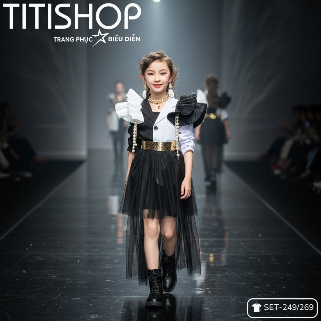 Sét Biểu Diễn Calwalk Bé Gái - 078