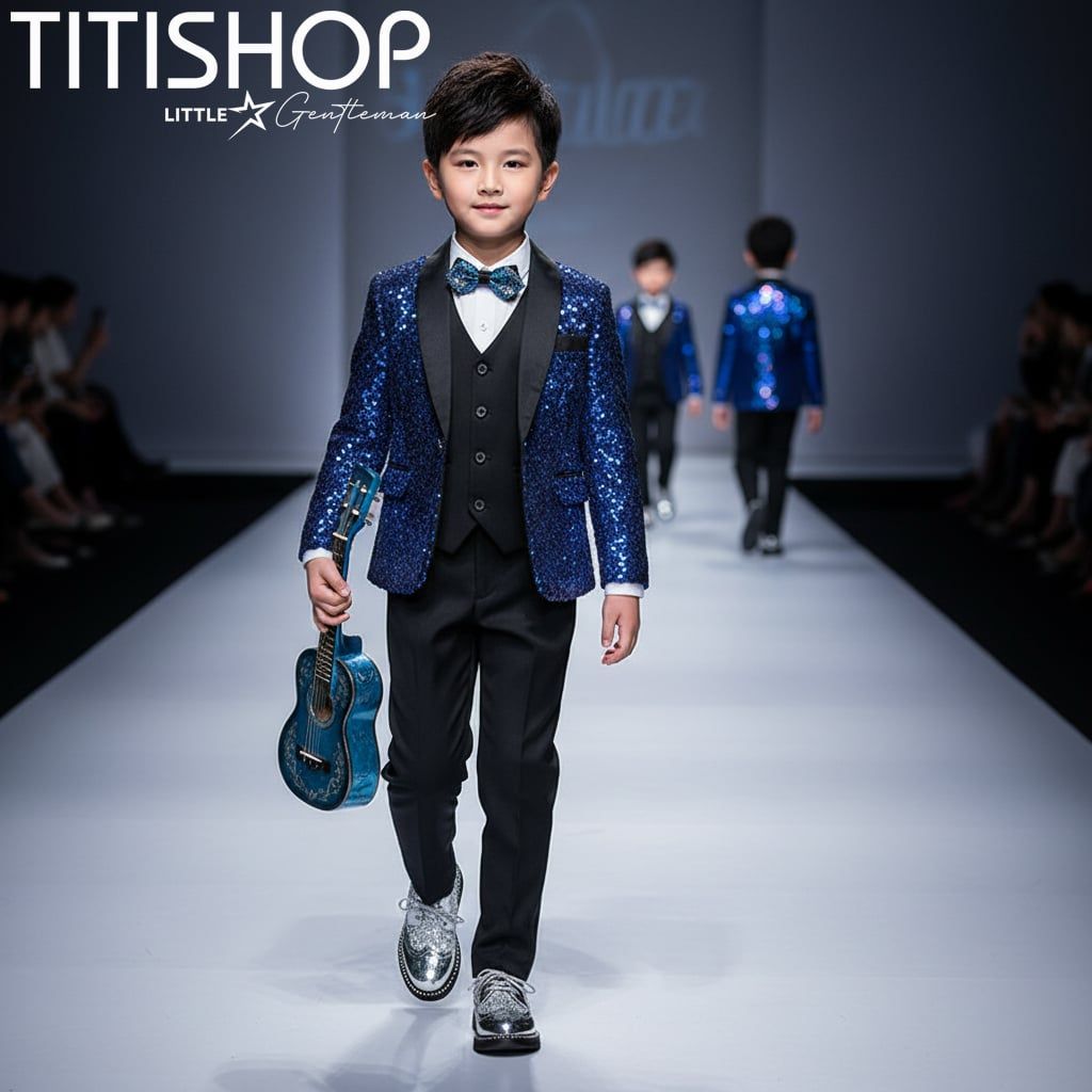 Vest Biểu Diễn Catwalk Bé Trai Titishop