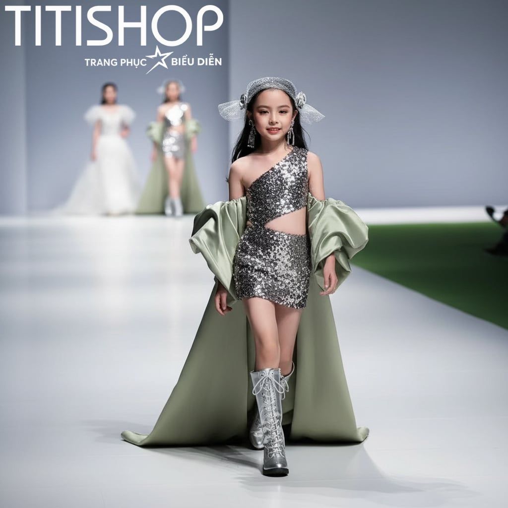 Sét Biểu Diễn Calwalk Bé Gái - 091