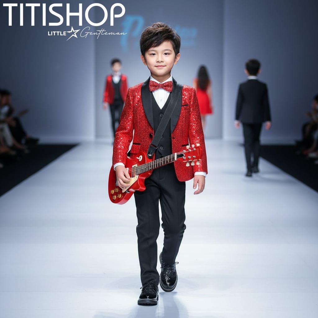 Vest Biểu Diễn Catwalk Bé Trai Titishop