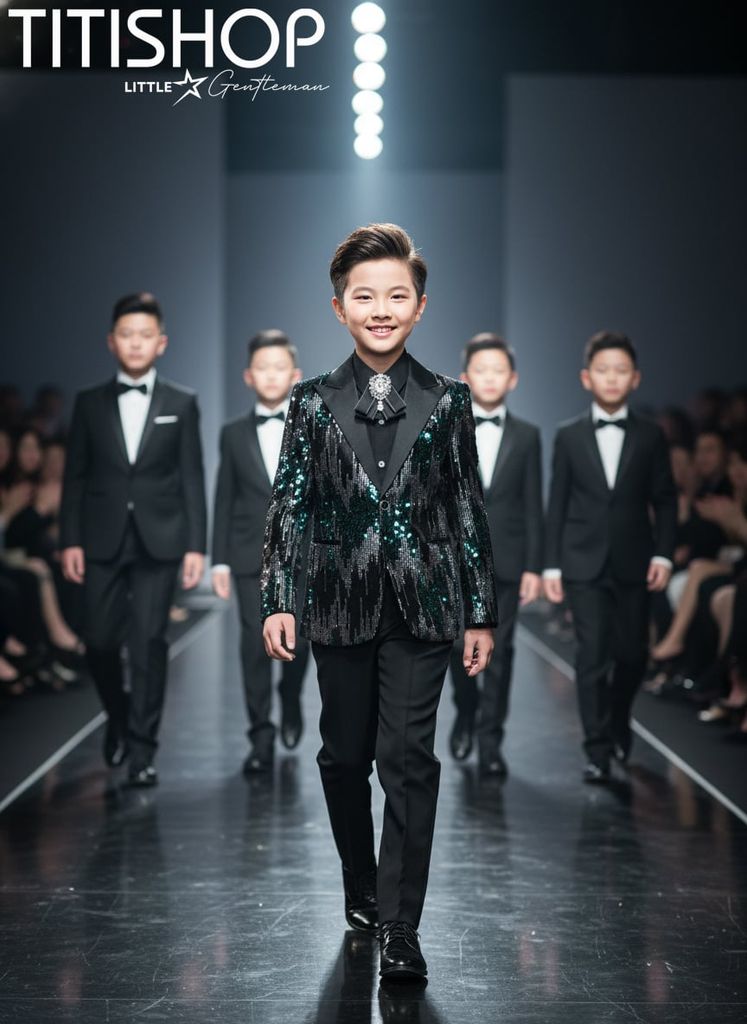 Vest Biểu Diễn Catwalk Bé Trai Titishop