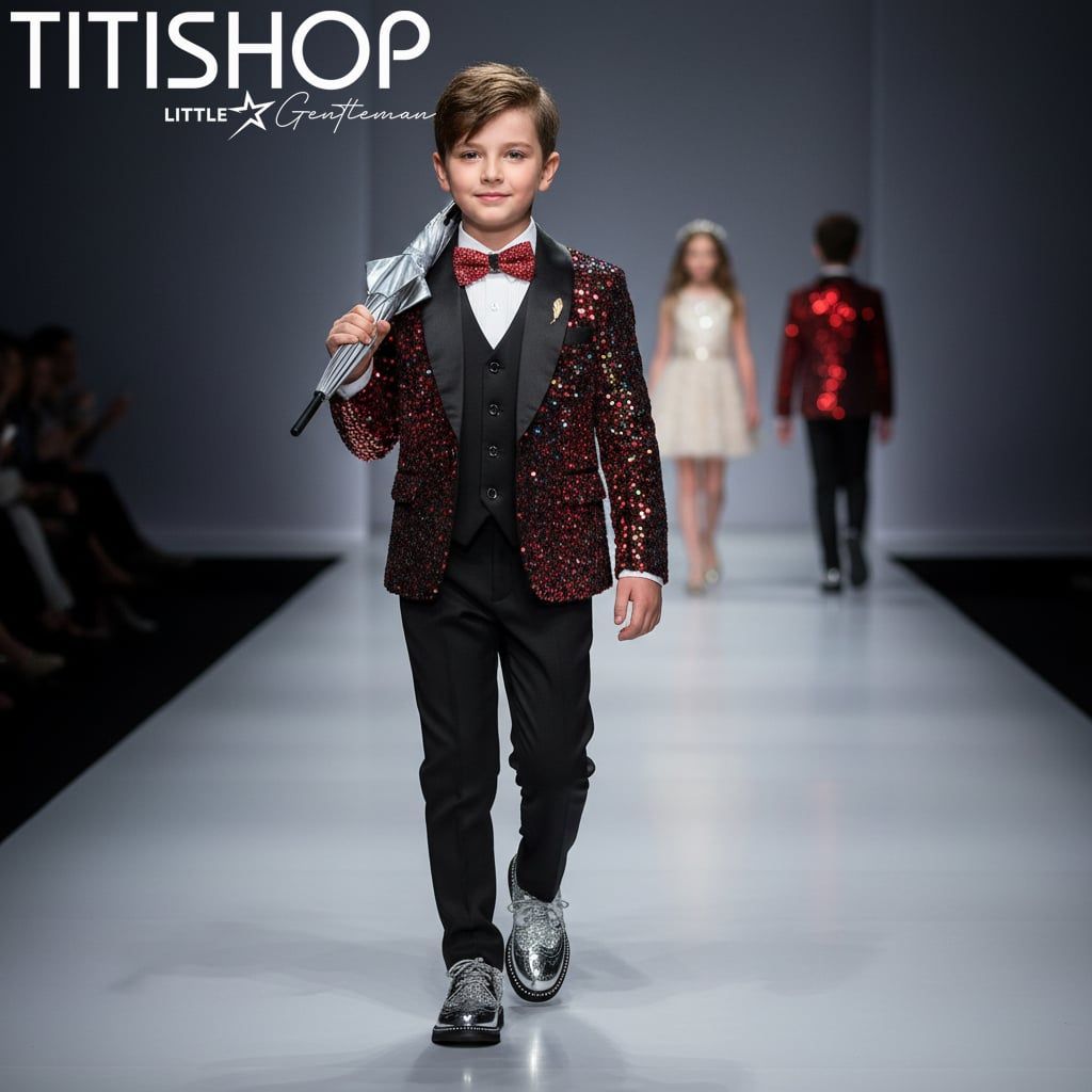 Vest Biểu Diễn Catwalk Bé Trai Titishop