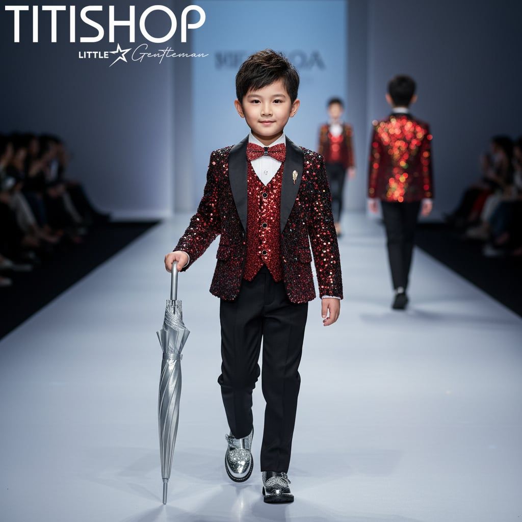 Vest Biểu Diễn Catwalk Bé Trai Titishop