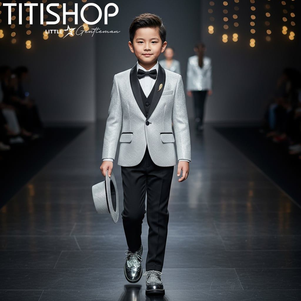 Vest Biểu Diễn Catwalk Bé Trai Titishop