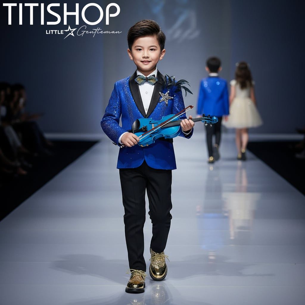 Vest Biểu Diễn Catwalk Bé Trai Titishop