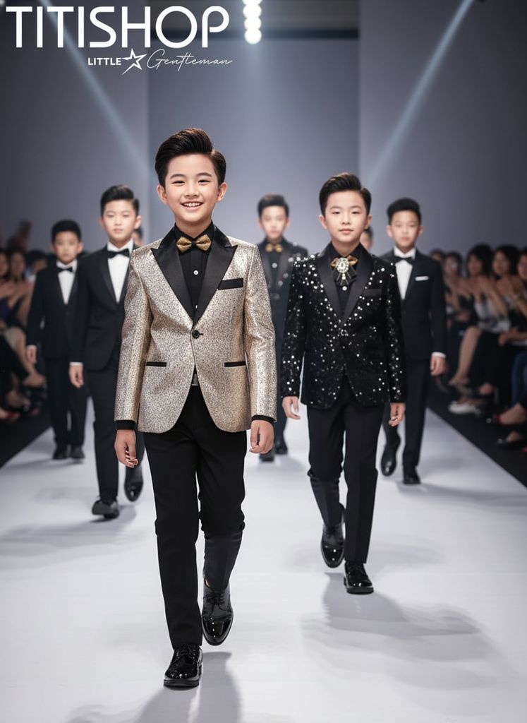 Vest Biểu Diễn Catwalk Bé Trai Titishop