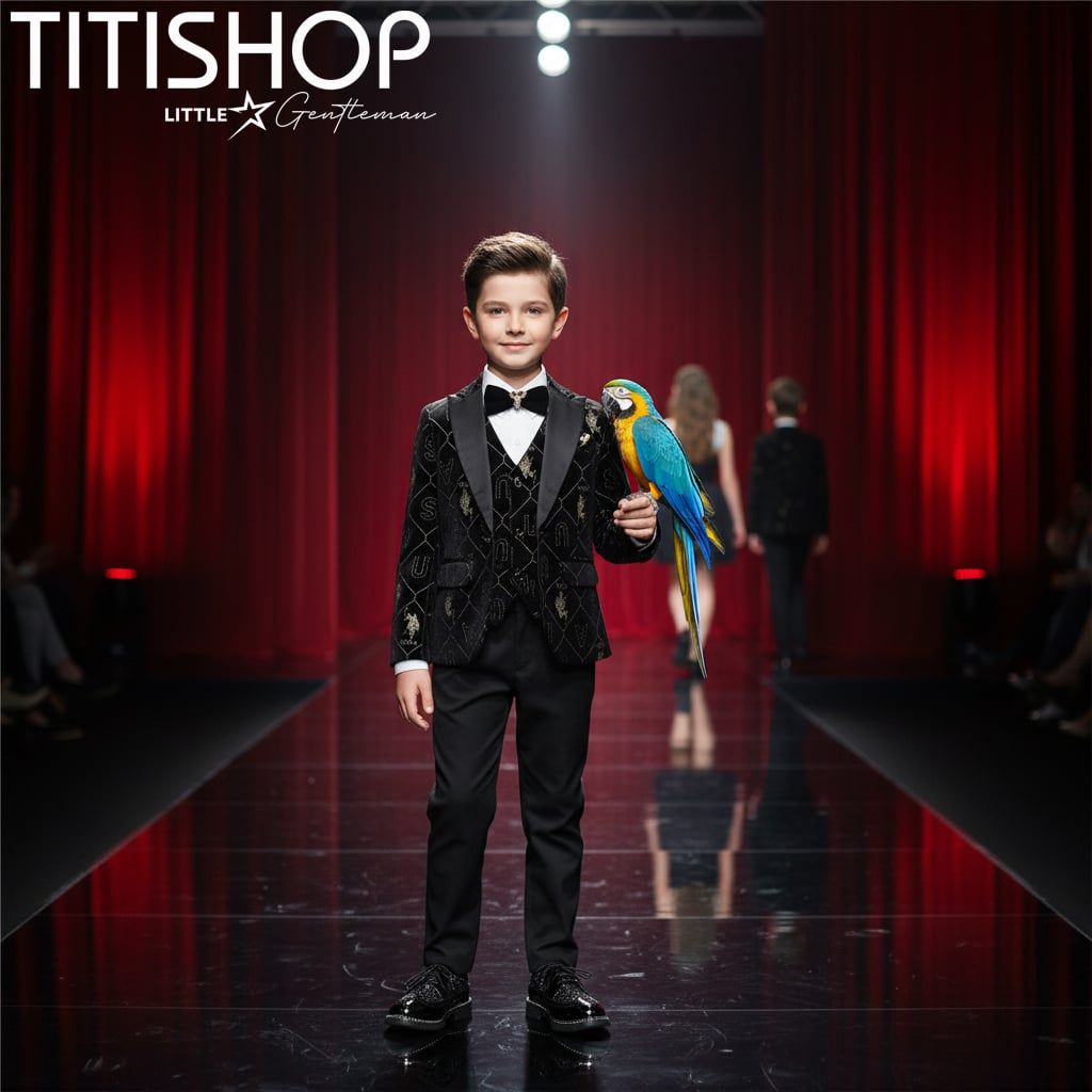 Vest Biểu Diễn Catwalk Bé Trai Titishop
