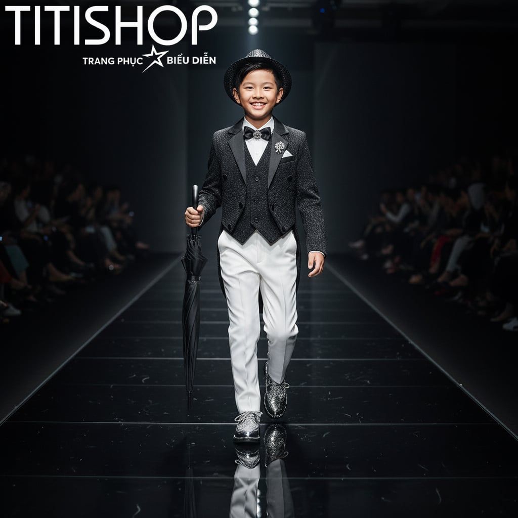 Vest Biểu Diễn Catwalk Bé Trai Titishop