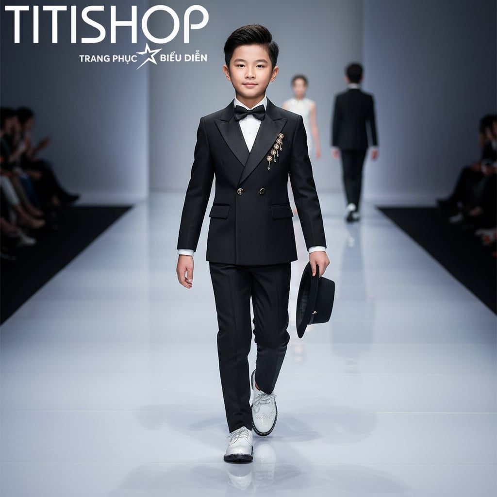 Vest Biểu Diễn Catwalk Bé Trai Titishop