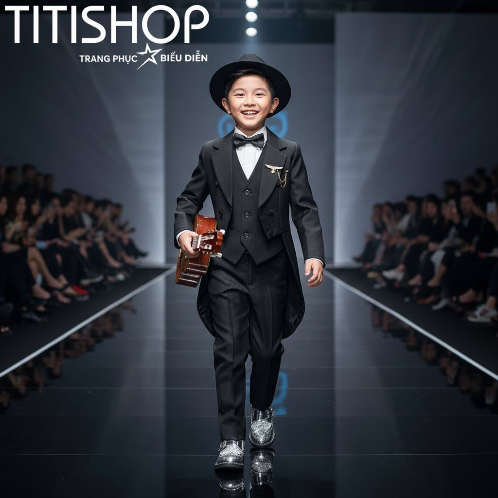 Vest Biểu Diễn Catwalk Bé Trai Titishop