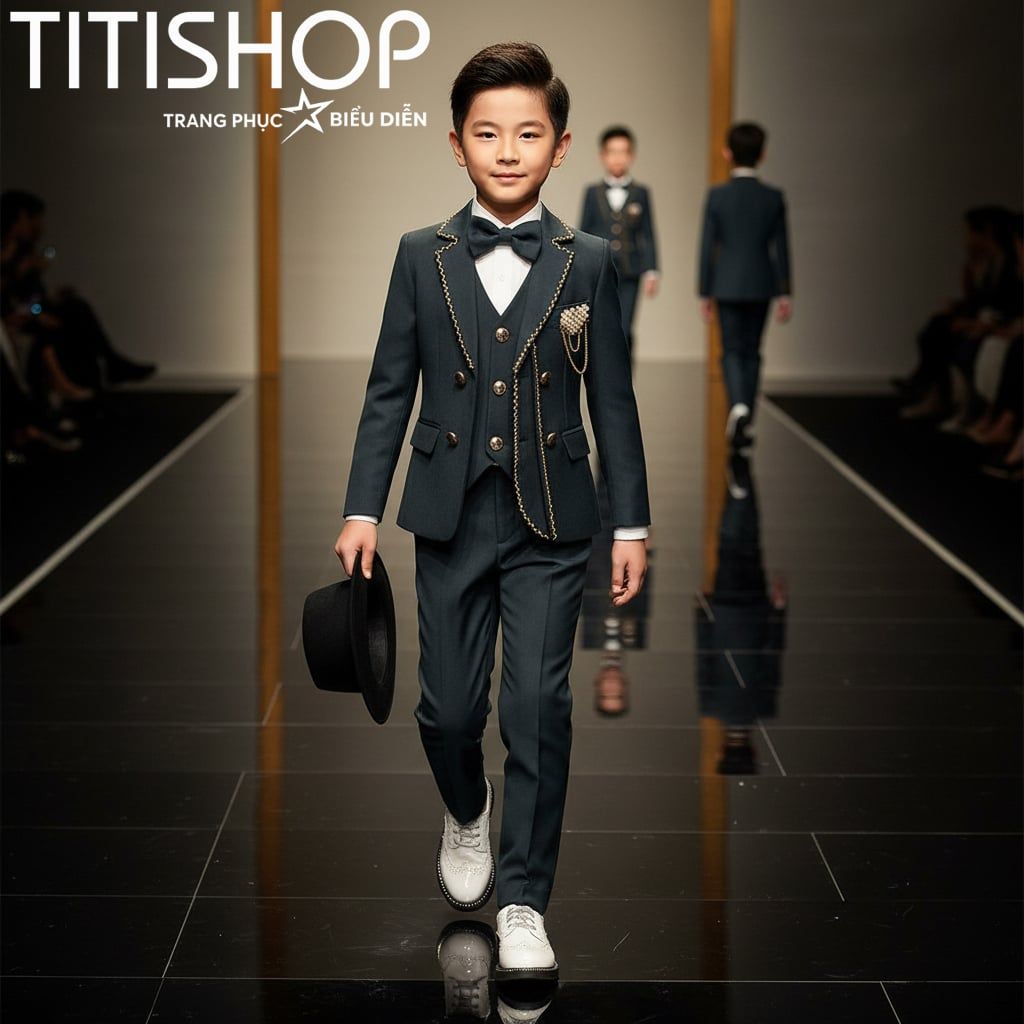 Vest Biểu Diễn Catwalk Bé Trai Titishop