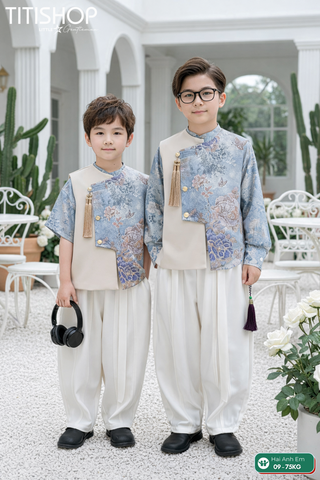 BỘ BLAZER BÉ TRAI, BLAZER ANH EM TITISHOP ( KT ) 09-55kg