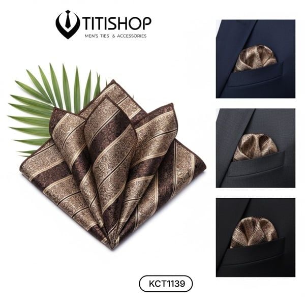 Pocket Square Titishop (Khăn Cài Túi ) - 014