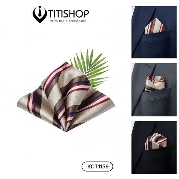 Pocket Square Titishop (Khăn Cài Túi ) - 016